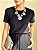 t-shirt orquídea - tricot - Imagem 2