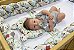 Travesseiro Anatômico Chevron Cinza Batistela Baby - Imagem 2