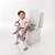 Assento Com Escada Redutor Antiderrapante Infantil Buba Azul - Imagem 6