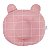 Travesseiro Para Bebê Anatômico Infantil Grid Rosê Batistela - Imagem 1