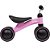 Bicicleta de Equilíbrio Infantil Sem Pedal 4 Rodas Rosa Buba - Imagem 3