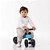 Bicicleta de Equilíbrio Infantil Sem Pedal 4 Rodas Azul Buba - Imagem 8
