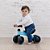 Bicicleta de Equilíbrio Infantil Sem Pedal 4 Rodas Azul Buba - Imagem 7