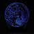 Yin Yang Fênix e o Dragão - Luminária Acrílico e Led - Imagem 1