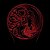 Yin Yang Fênix e o Dragão - Luminária Acrílico e Led - Imagem 5