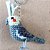 Calopsita 1 - chaveiro Pássaros Caparaó ponto-cruz - Imagem 1
