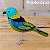 Saíra-sete-cores - miniatura Pássaros Caparaó ponto-cruz - Imagem 1
