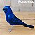 Azulão - miniatura Pássaros Caparaó ponto-cruz - Imagem 1
