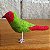 Bicolor - miniatura Pássaros Caparaó ponto-cruz - Imagem 1