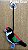 Tangarazinho - miniatura com ventosa Pássaros Caparaó ponto-cruz - Imagem 1
