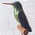 Besourinho-de-bico-vermelho - Miniatura em madeira Valdeir José - Imagem 5