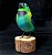 Saíra-sete-cores - Miniatura em madeira Valdeir José - Imagem 2