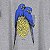 Camiseta Infantil - Arara-azul-grande - Camiseta Yes Bird - Imagem 2