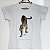 Onça-pintada - Camiseta babylook Gustavo Marigo - branco-floral - GG / PONTA DE ESTOQUE - Imagem 1