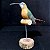 Balança-rabo-de-bico-torto - Miniatura madeira Valdeir José - Imagem 2