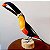 Tucano-de-bico-preto - Miniatura em madeira Valdeir José - Imagem 1