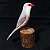 Bico-de-lacre - Miniatura madeira Valdeir José - Imagem 1