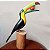 Tucano-de-peito-amarelo - Miniatura madeira Valdeir José - Imagem 1