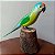 Periquito-rei - Miniatura madeira Valdeir José - Imagem 1