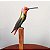 Beija-flor-vermelho - Miniatura madeira Valdeir José - Imagem 2