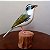 Tico-tico-de-máscara-negra - Miniatura madeira Valdeir José - Imagem 1