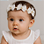 Tiara Para Batizado Luxo Baby - Imagem 1