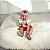 Tiara Baby Flor Vermelha - Imagem 2