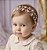 Tiara Duas Voltas Luxo Elegante Rose - Imagem 1