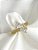 Anel duplo gota zirconia - Imagem 1