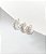 Argola click luxo cravejada P M G - Imagem 2