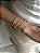 Pulseira placas trevos cravejados - Imagem 3