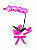 Orquídea Pink Enfeitada - Imagem 1