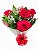 Elegante Buquê de 6 rosas colombianas - Imagem 1