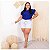BLUSA PLUS DE MANGUINHA COM BABADO - Imagem 3