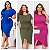 VESTIDO PLUS SIZE CANELADO - Imagem 1