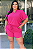 CONJUNTO PLUS SIZE DE BLUSA E SHORTS EM DUNA - Imagem 5