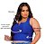 CROPPED PLUS SIZE DECOTE V EM BENGALINE - Imagem 3
