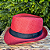 CHAPÉU MALANDROS VERMELHO / FITA PRETA - Imagem 1