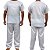 ROUPA CONJUNTO OXFORD MASCULINO BRANCO - (GG) - Imagem 4