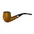 CACHIMBO MOD 511 CURVO NATURAL - Imagem 1