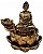INCENSARIO CASCATA FLOR DE LOTUS BUDA HINDU MINIATURA - Imagem 1