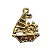 PINGENTE BARCO DOURADO - Imagem 2