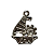 PINGENTE BARCO PRATEADO - Imagem 2