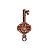 PINGENTE CHAVE DE COBRE - Imagem 2