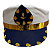 CAP AZUL MARINHO / BRANCO COM DOURADO - Imagem 1