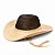 CHAPÉU COWBOY COM PELO NATURAL - Imagem 2