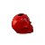 SUPORTE CHARUTO CAVEIRA VERMELHO - Imagem 2