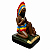 IMAGEM DE GESSO CAB. XANGÔ DAS MATAS 20CM - Imagem 1