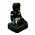 IMAGEM DE GESSO CHIQUINHO ERÊ PRETO 14 CM - Imagem 2