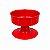 CASTIÇAL DUPLO VERMELHO - Imagem 1